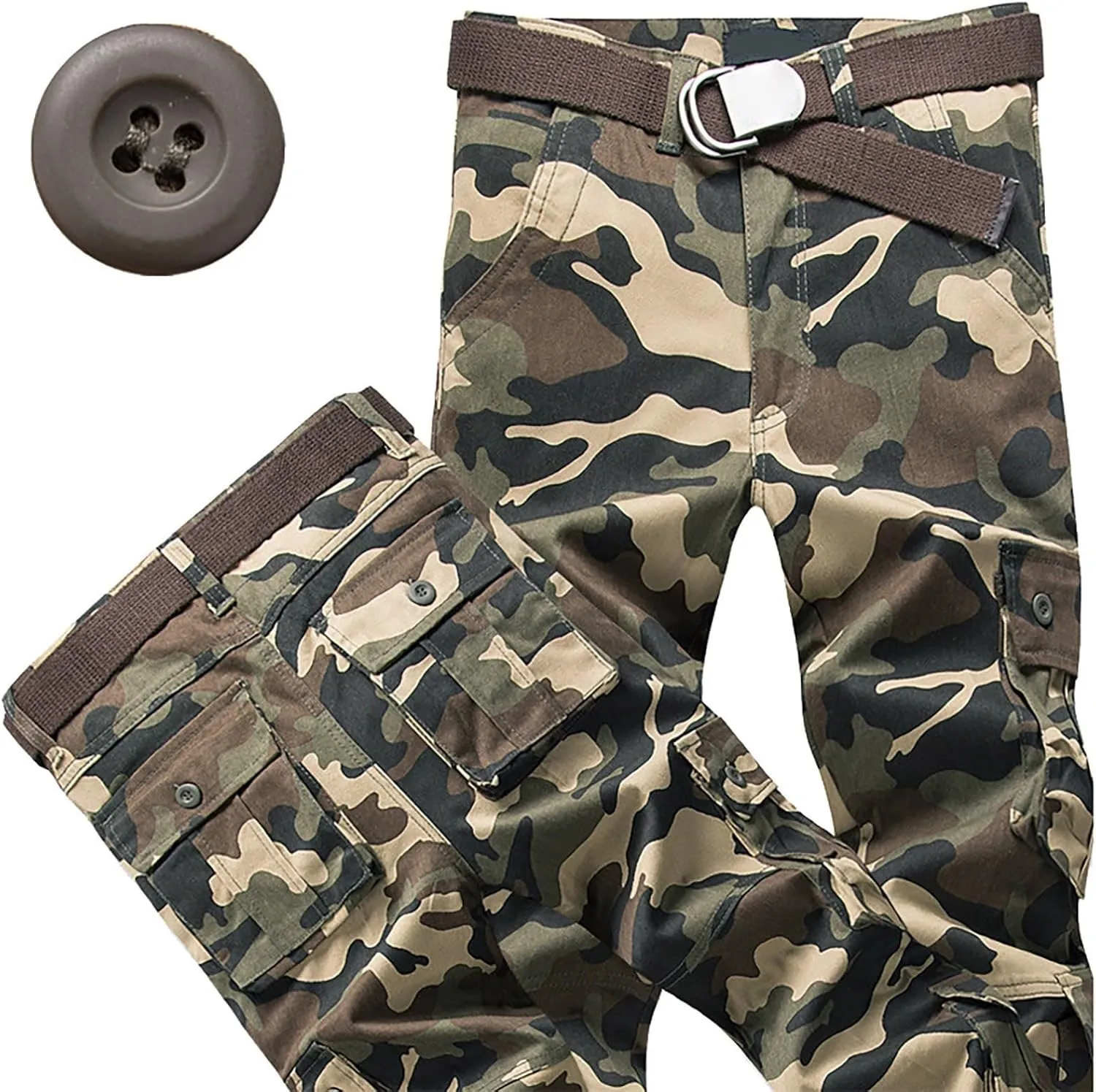 MIDOO Mens Pants Casual Stretch Stretch Joggers Drawstring Elastic Waist Gym Workout Runing Athletic Track Pants Trousers