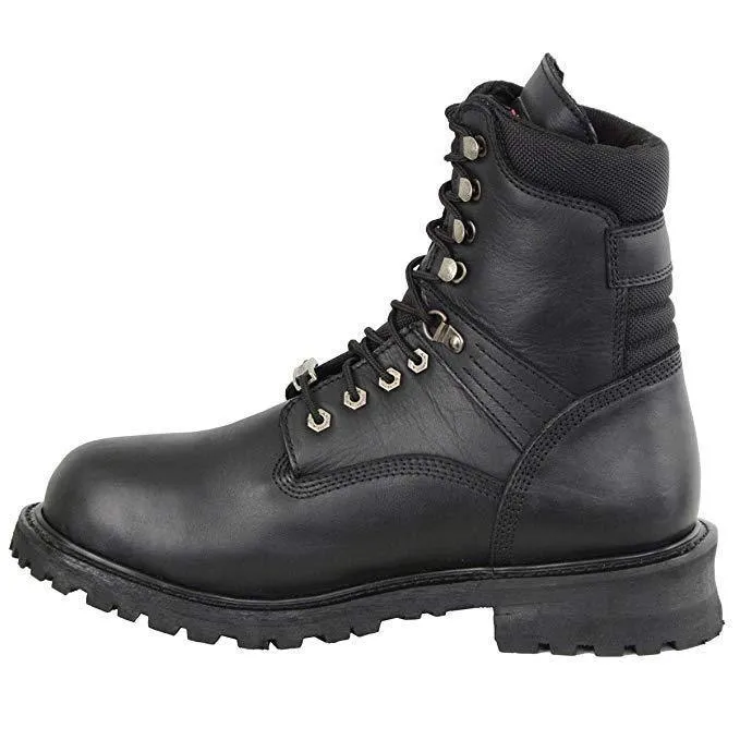 Milwaukee Leather Boots MBM9036WP Men's 7 inch Lace to Toe Waterproof Leather Boots