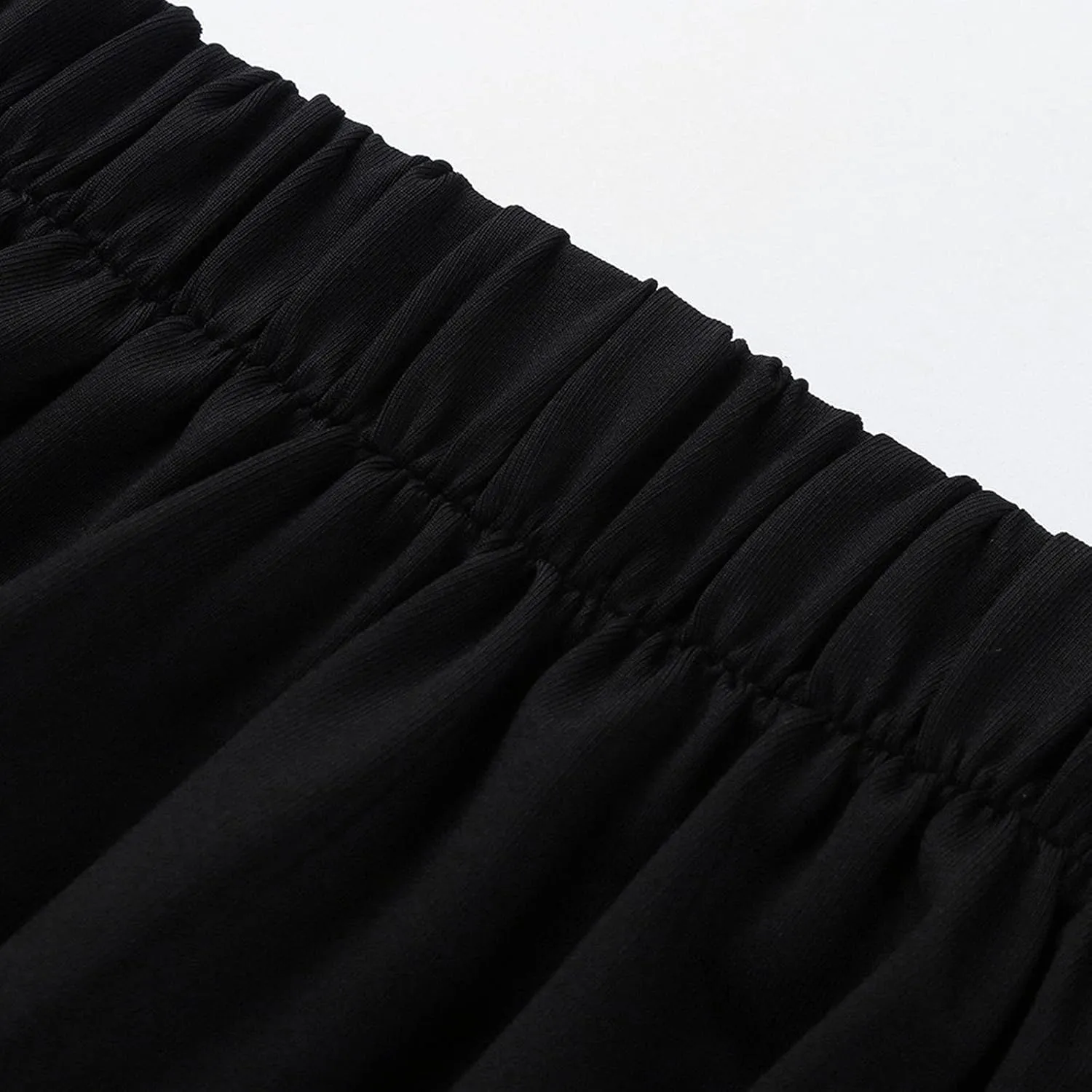 Muscularfit Black Pants Men 2023 Casual Stretch Waist Solid Dancing Yoga Pants Fashion Loose Jogger Sport Trousers Sweatpants