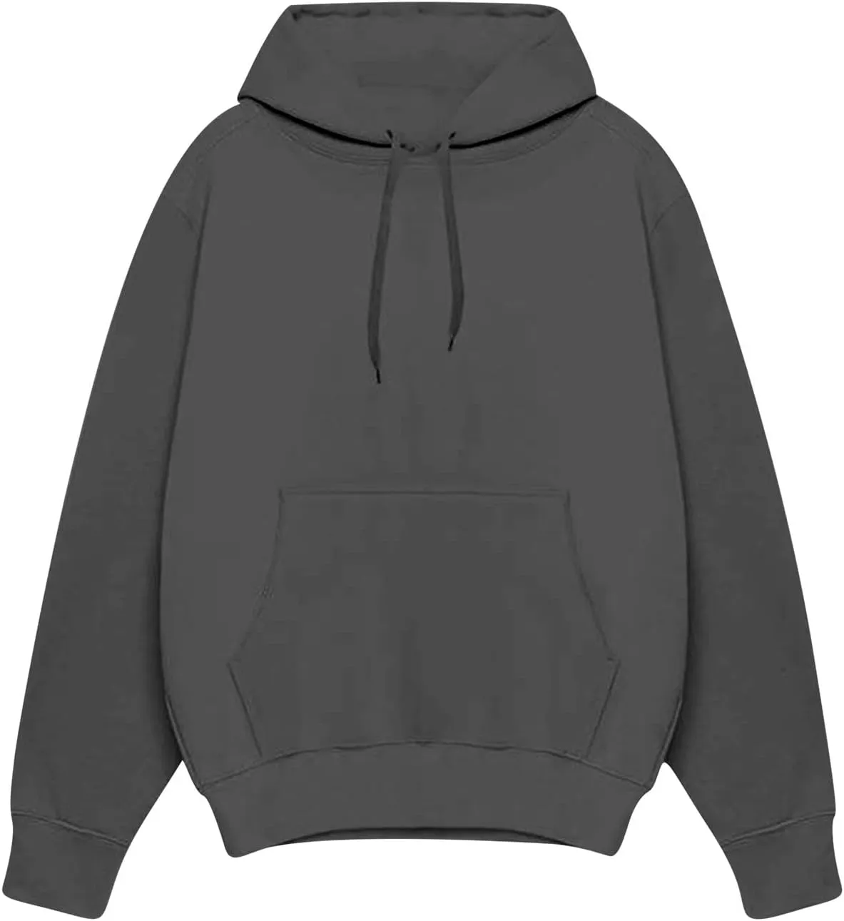 Muscularfit Heavyweight Hoodie Sweatshirts for Men 2024 Trendy Long Sleeve Solid Casual Gym Workout Athletic Hooded Pullover