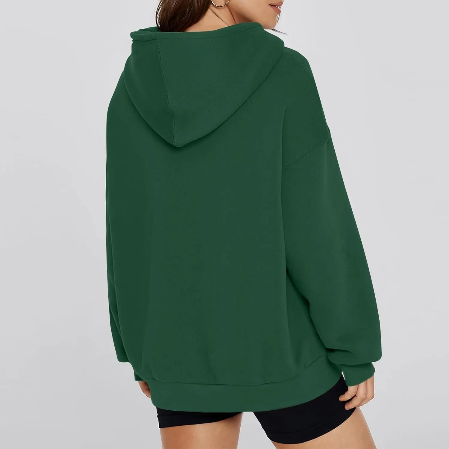Oversized Essentials Hoodies for Women Loose Fit Fleece Sweatshirts with Pockets Long Sleeve Hooded Pullover