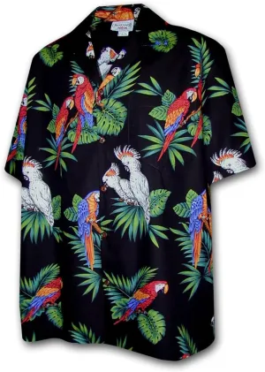 Pacific Legend Parrots Hawaiian Shirt
