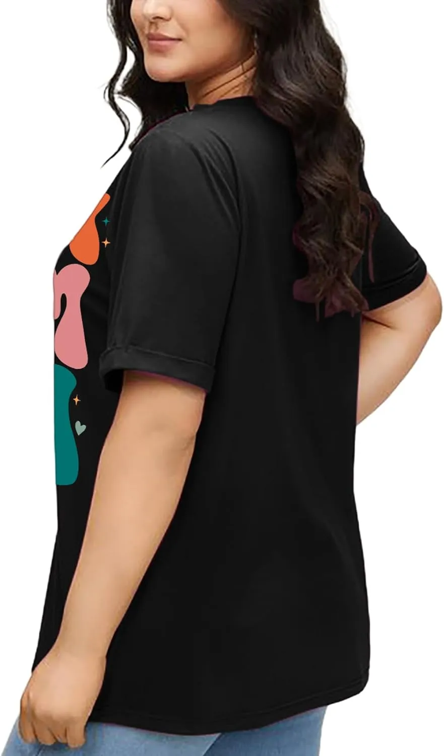 Plus Size Mama Shirt for Women Mama Mommy Mom Bruh Tshirt Funny Mom Tops Casual Short Sleeve T Shirt
