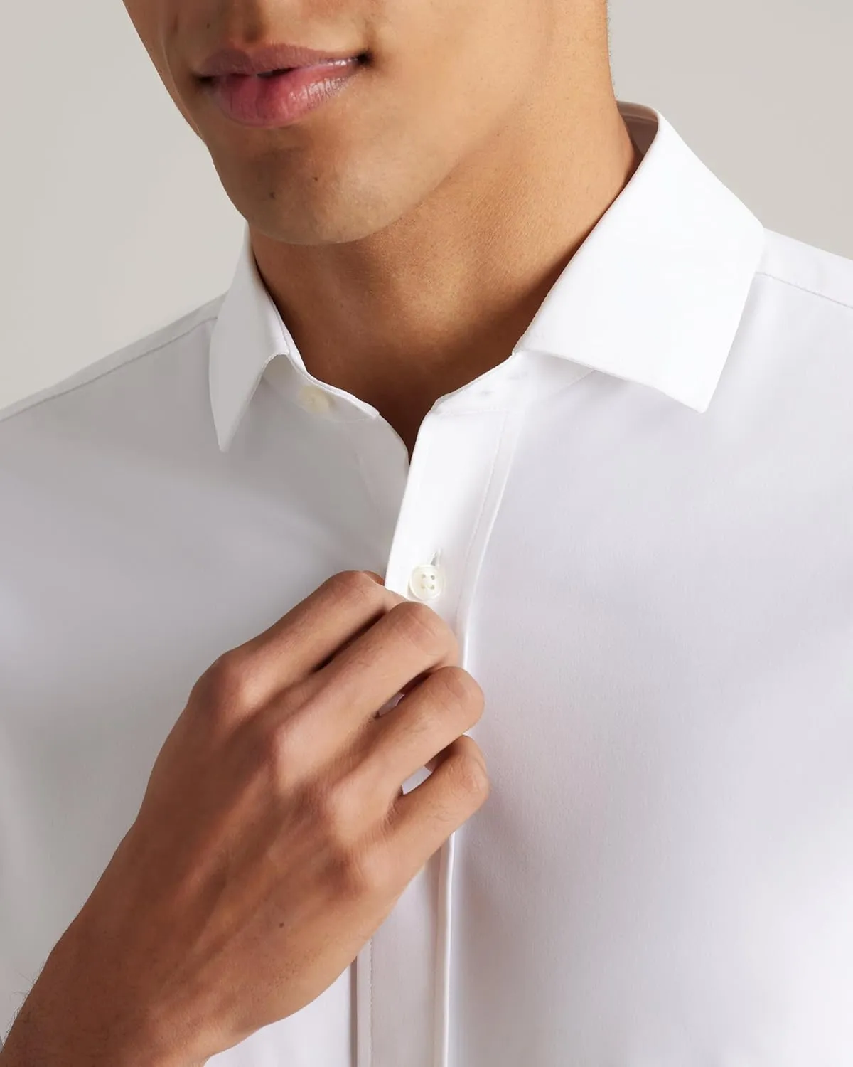Rhone Men's State of Mind Shirt, Slim Fit Button Down Shirt, Performance Fabric, Anti Odor