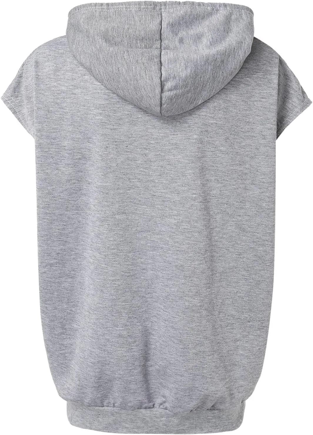 Short Sleeve Hooded Shirts for Women Half Zip Sweatshirt Oversized Pullover Tops Casual Lightweight Sweatshirts Hoodies