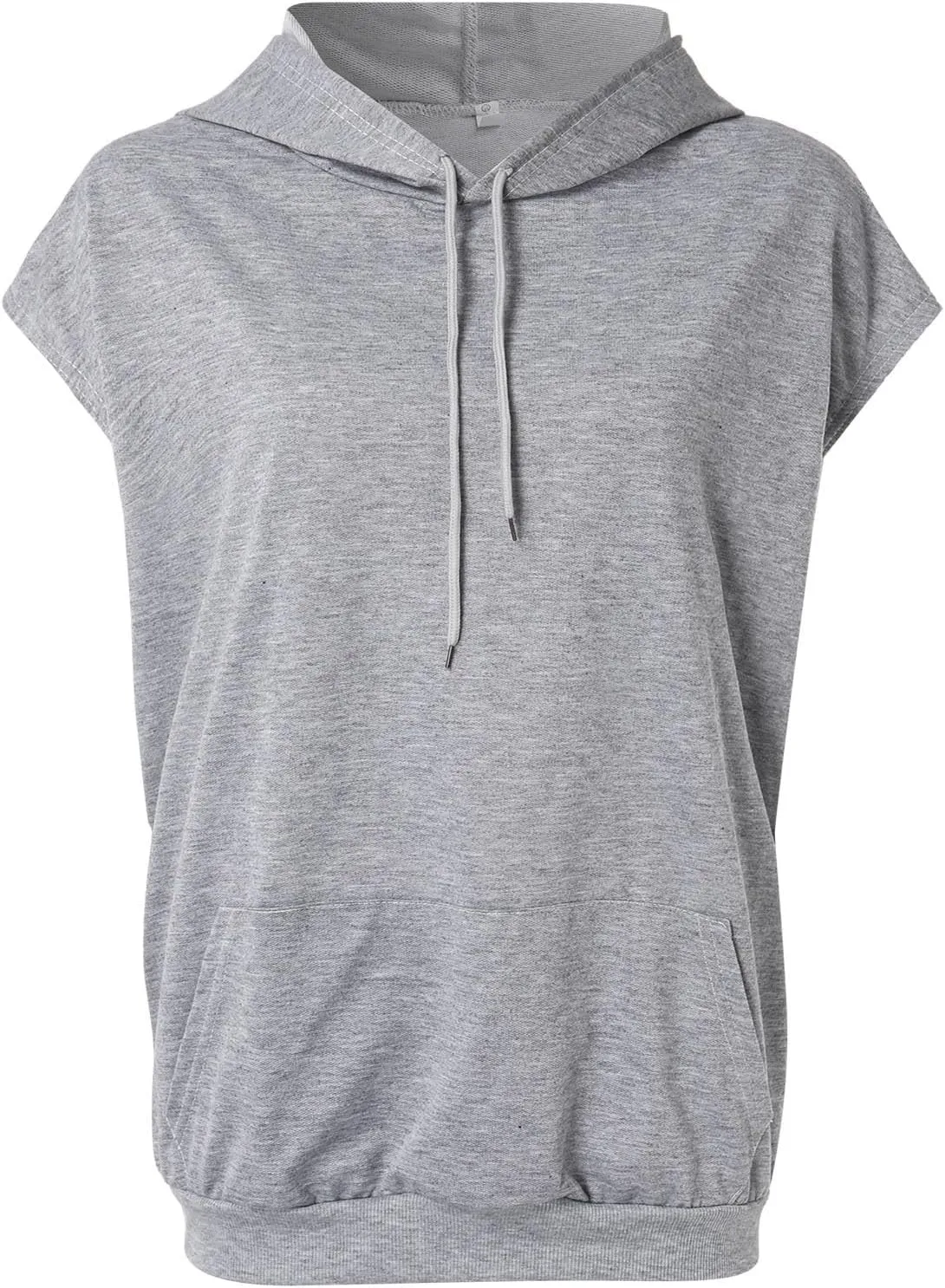 Short Sleeve Hooded Shirts for Women Half Zip Sweatshirt Oversized Pullover Tops Casual Lightweight Sweatshirts Hoodies