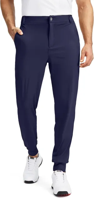 Soothfeel Men's Golf Joggers Pants with 5 Pockets Slim Fit Stretch Sweatpants Running Travel Dress Work Pants for Men