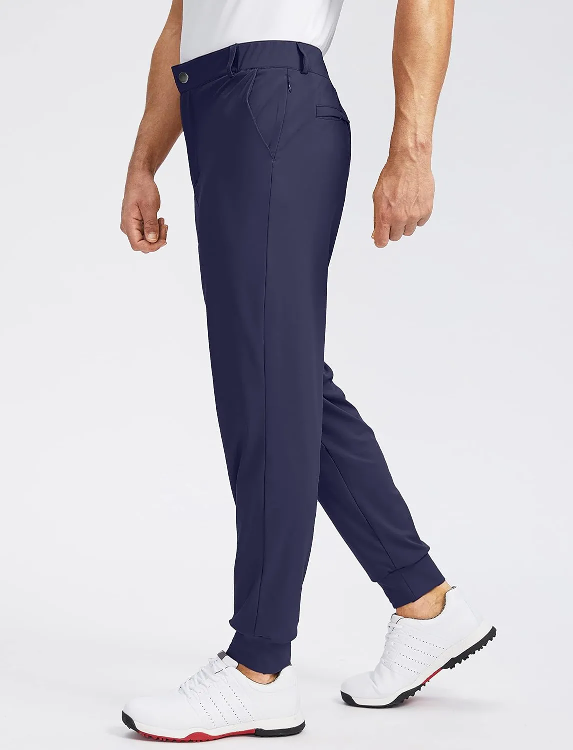 Soothfeel Men's Golf Joggers Pants with 5 Pockets Slim Fit Stretch Sweatpants Running Travel Dress Work Pants for Men