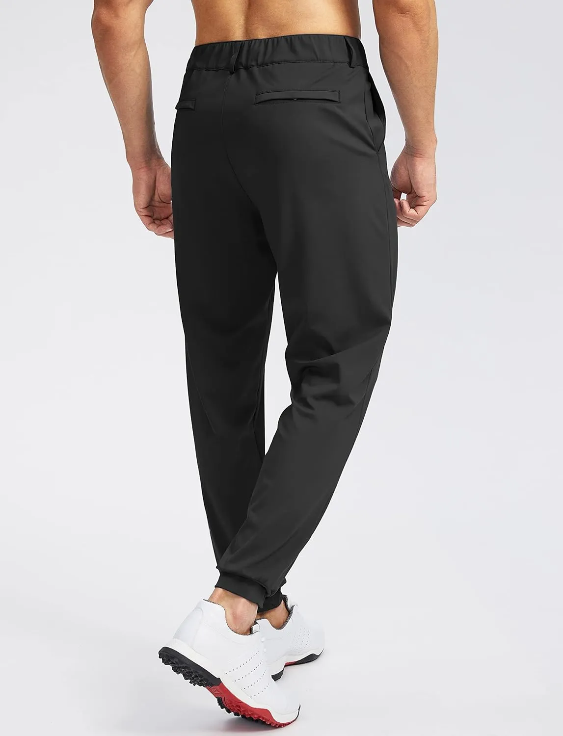 Soothfeel Men's Golf Joggers Pants with 5 Pockets Slim Fit Stretch Sweatpants Running Travel Dress Work Pants for Men