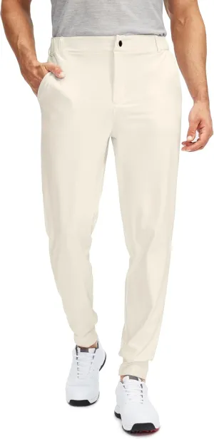 Soothfeel Men's Golf Joggers Pants with 5 Pockets Slim Fit Stretch Sweatpants Running Travel Dress Work Pants for Men
