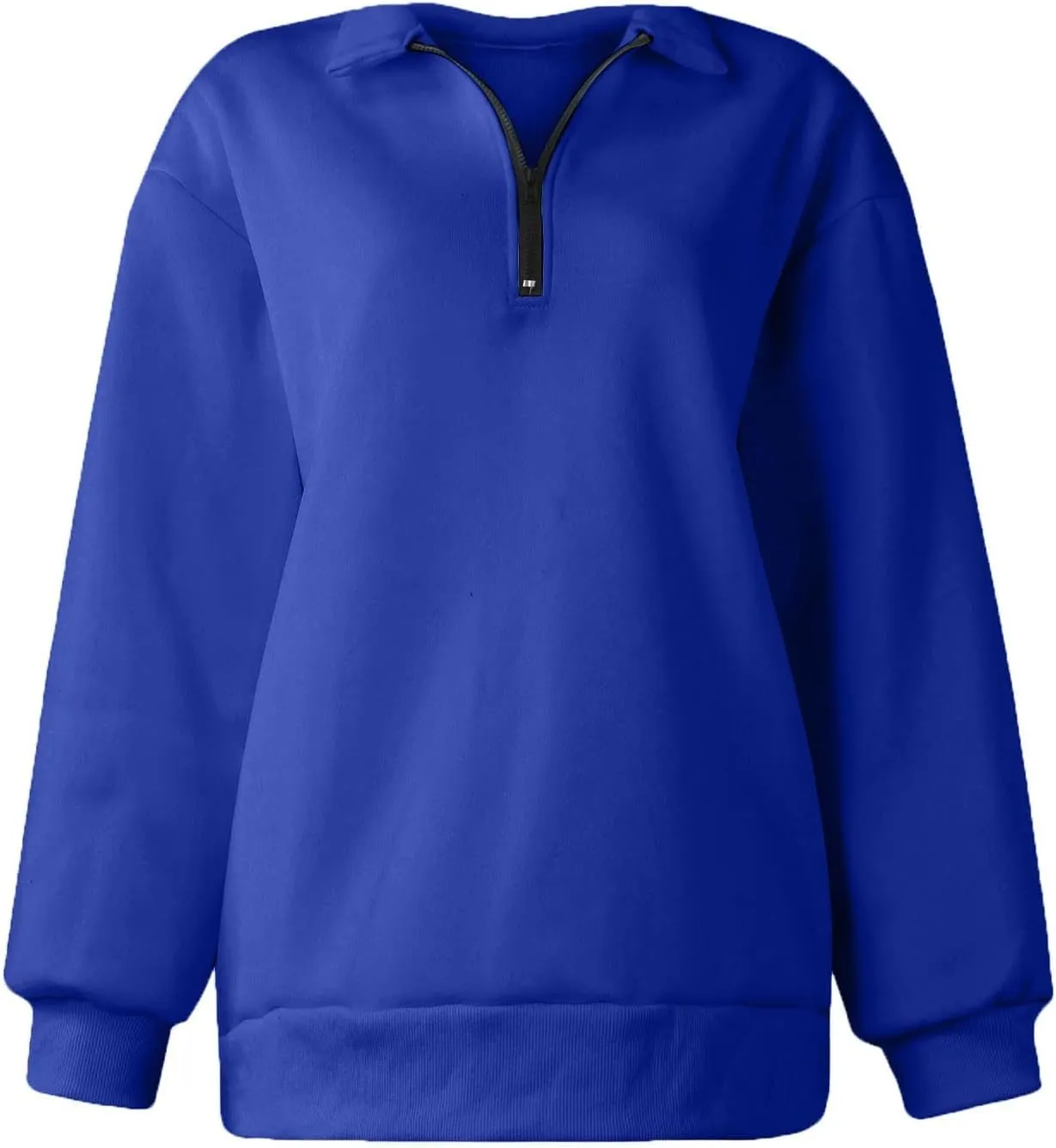 UOQAPRE Oversized Sweatshirt for Women Long Sleeve Womens Sweaters Half Zip Pullover Women Clothes for Girls Christmas