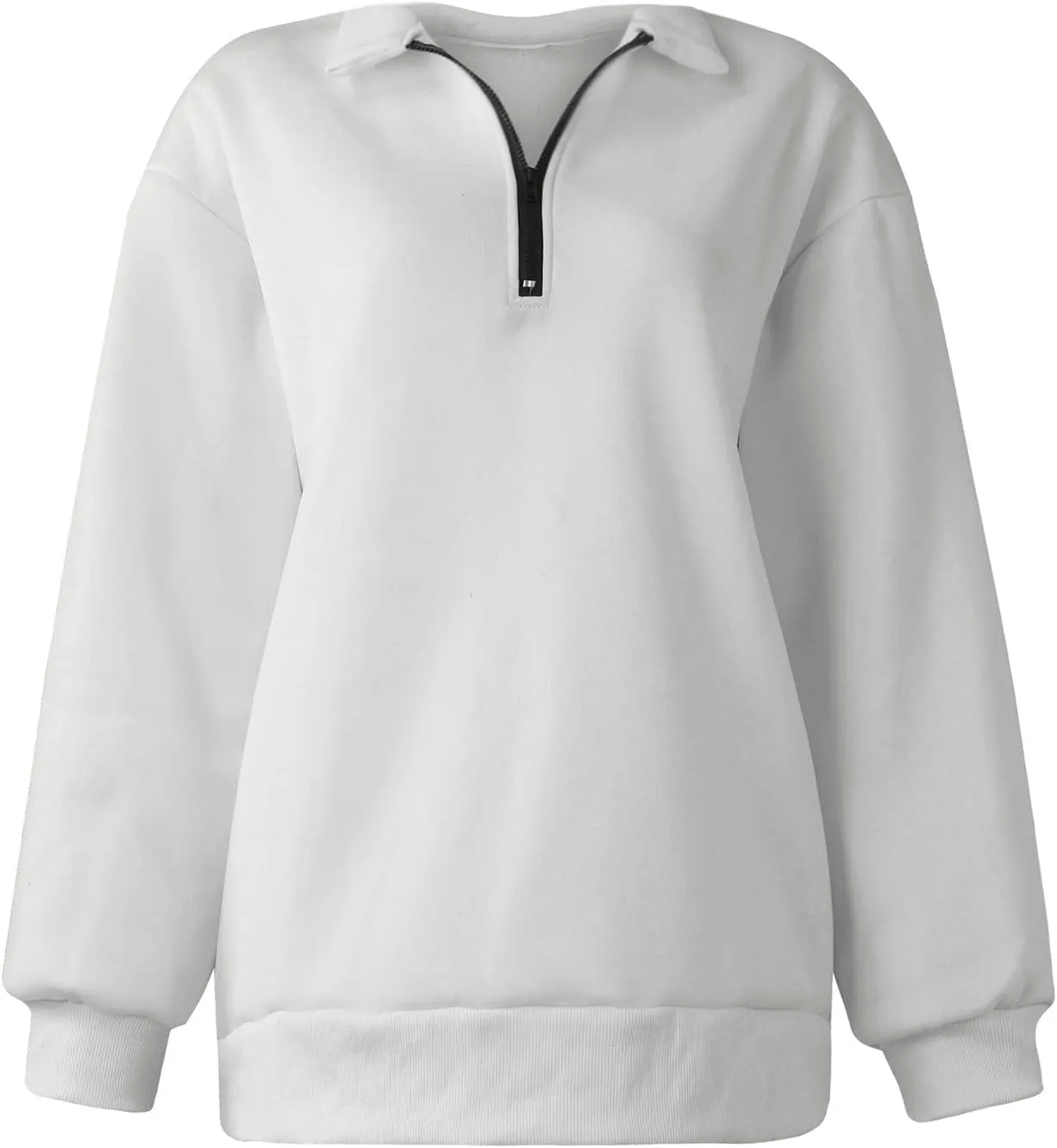 UOQAPRE Oversized Sweatshirt for Women Long Sleeve Womens Sweaters Half Zip Pullover Women Clothes for Girls Christmas