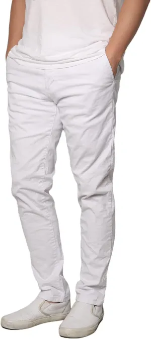 URBANJ Men's Casual Stretch Skinny Chino Pants