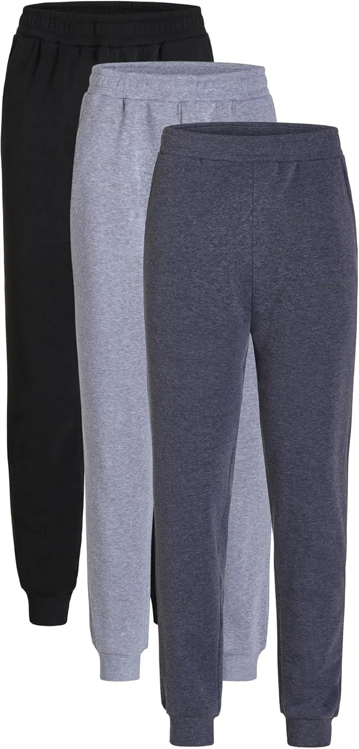 Victory League Mens Joggers Sweatpants 3-Pack, Joggers Men, Sweatpants Men, Mens Sweatpants, Men Sweat Pants, Mens Jogger