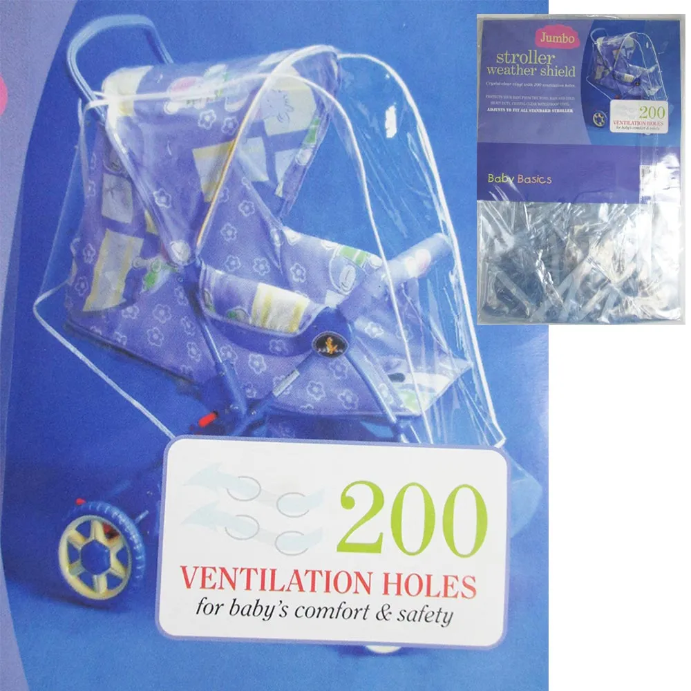 Weather Shield Stroller Rain Cover Canopy Standard Waterproof Universal Size New