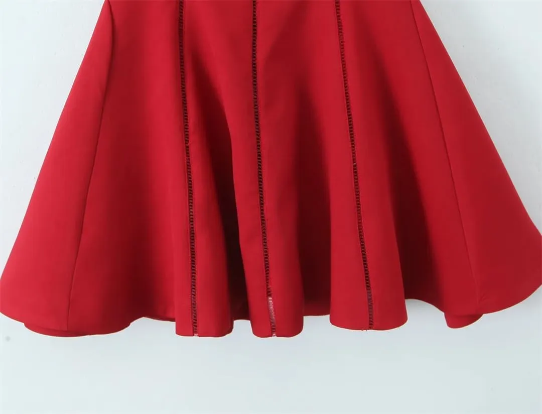 Women Halters Backless Mini Dress Solid A-Line Sleeveless Slim Birthday Party Dresses