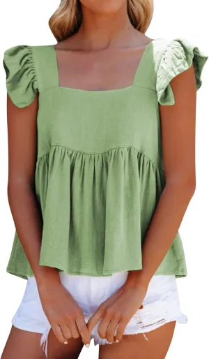 Women Pleated Top Shirt Spaghetti Strap Camisole Fit Casual Sleeveless Summer Tank Tops Fashion Shirt Metallic