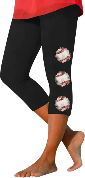Womens Capri Printed Elastic Slim Casual Stretch Cropped Pants Leggings Womens Capri Womens Pants Womens Womens