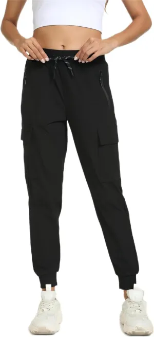 Womens Cargo Pants with Pockets-Lightweight Quick Dry Water Resistant Hiking Pants for Travel Casual Athletic and Outdoor