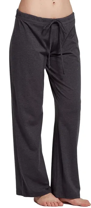 Womens Casual Stretch Cotton Pajama Pants Simple Lounge Pants
