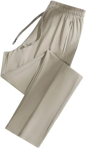 Womens Casual Sweatpants Summer Drawstring High Waist Pants Lightweight Comfy Casual Joggers Trousers Pockets 2025