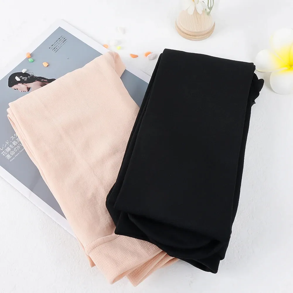 Women's Fleece-Lined Thermal Pantyhose  Cozy Warmth with a Flattering Fit