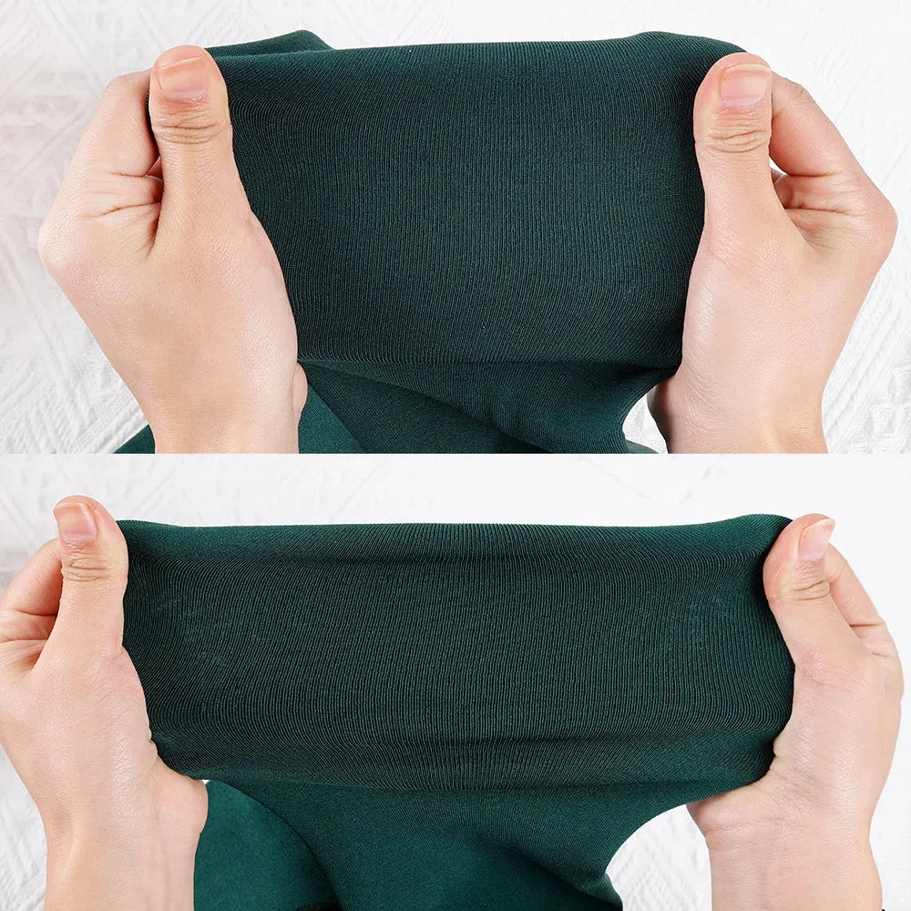 Women's Fleece-Lined Thermal Pantyhose  Cozy Warmth with a Flattering Fit