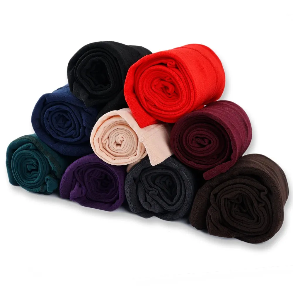 Women's Fleece-Lined Thermal Pantyhose  Cozy Warmth with a Flattering Fit