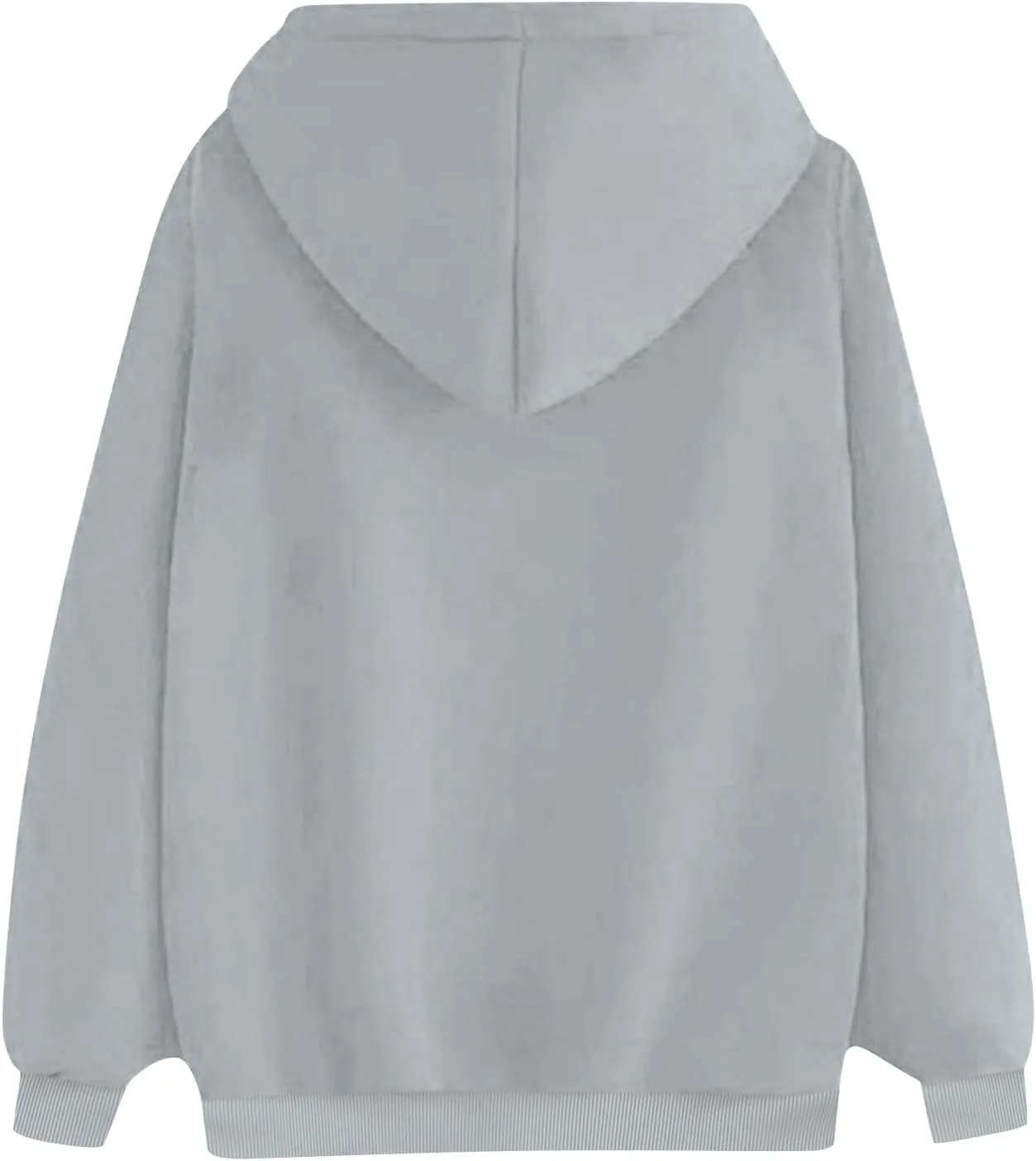 Women's Graphic Hoodies Heart Print Drawstring Long Sleeve Pocket Sweatshirt Casual Loose Fit Crewneck Pullover Tops