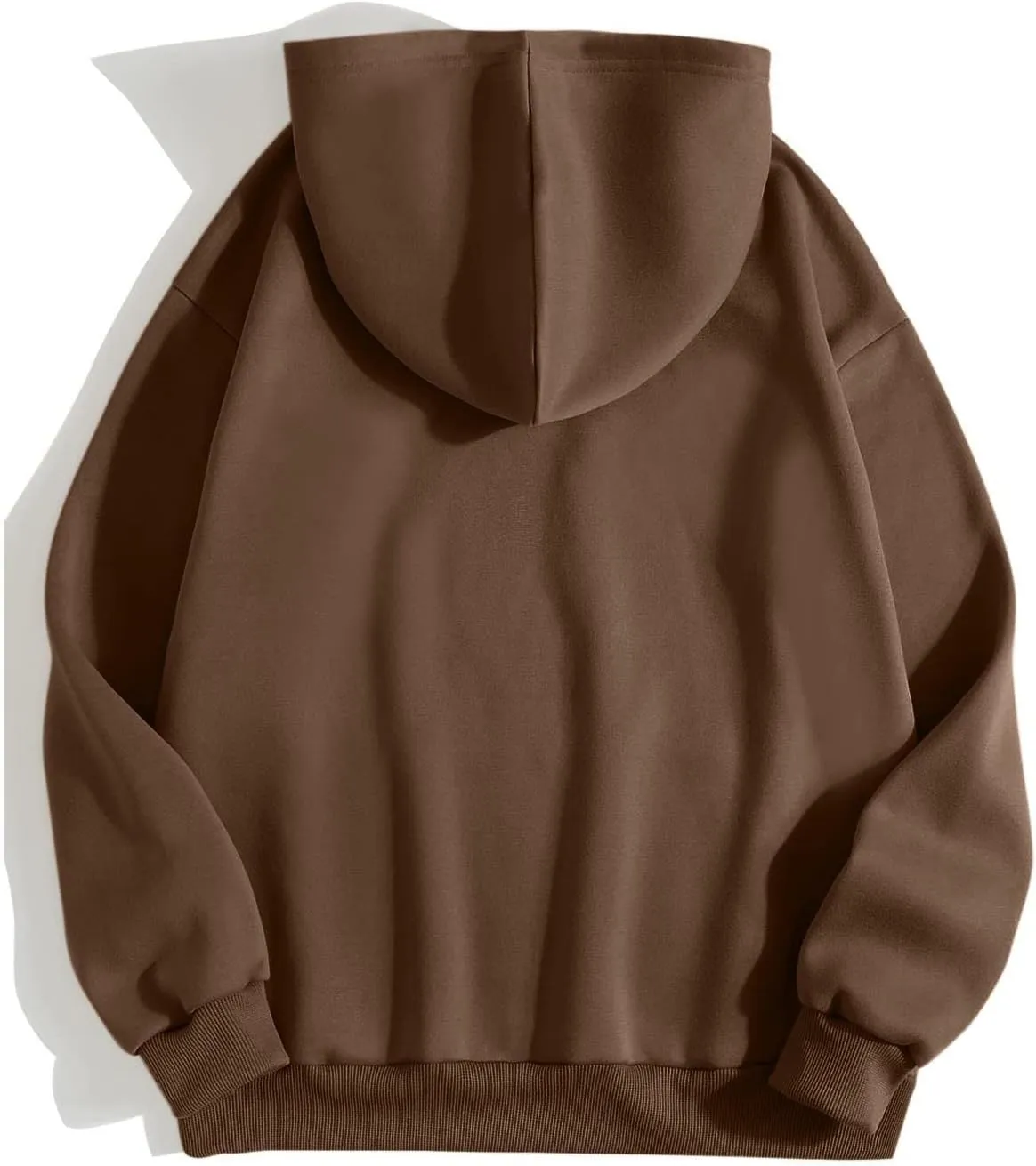 Women's Oversized Fleece Hoodies Basic Pullover Sweatshirt Fall Fashion 2024 Outfits Trendy Y2k Teens Preppy Clothes