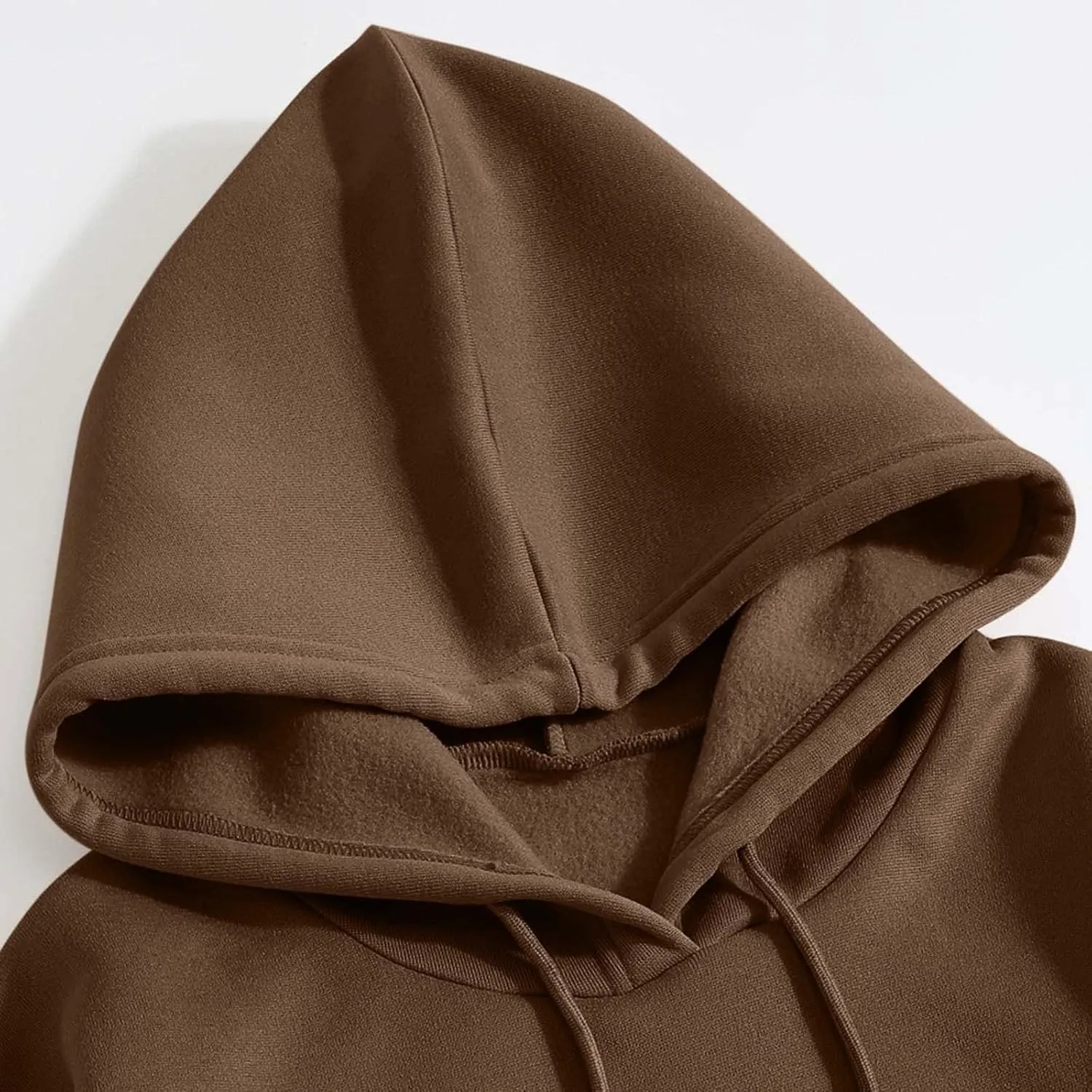 Women's Oversized Fleece Hoodies Basic Pullover Sweatshirt Fall Fashion 2024 Outfits Trendy Y2k Teens Preppy Clothes