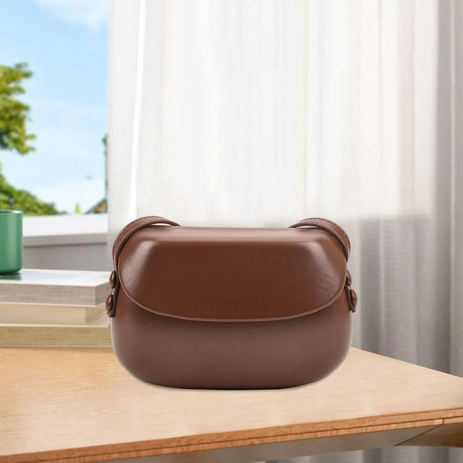 Women's Shoulder Bag Elegant Versatile Saddle Bag for Commuting Outdoor Shopping