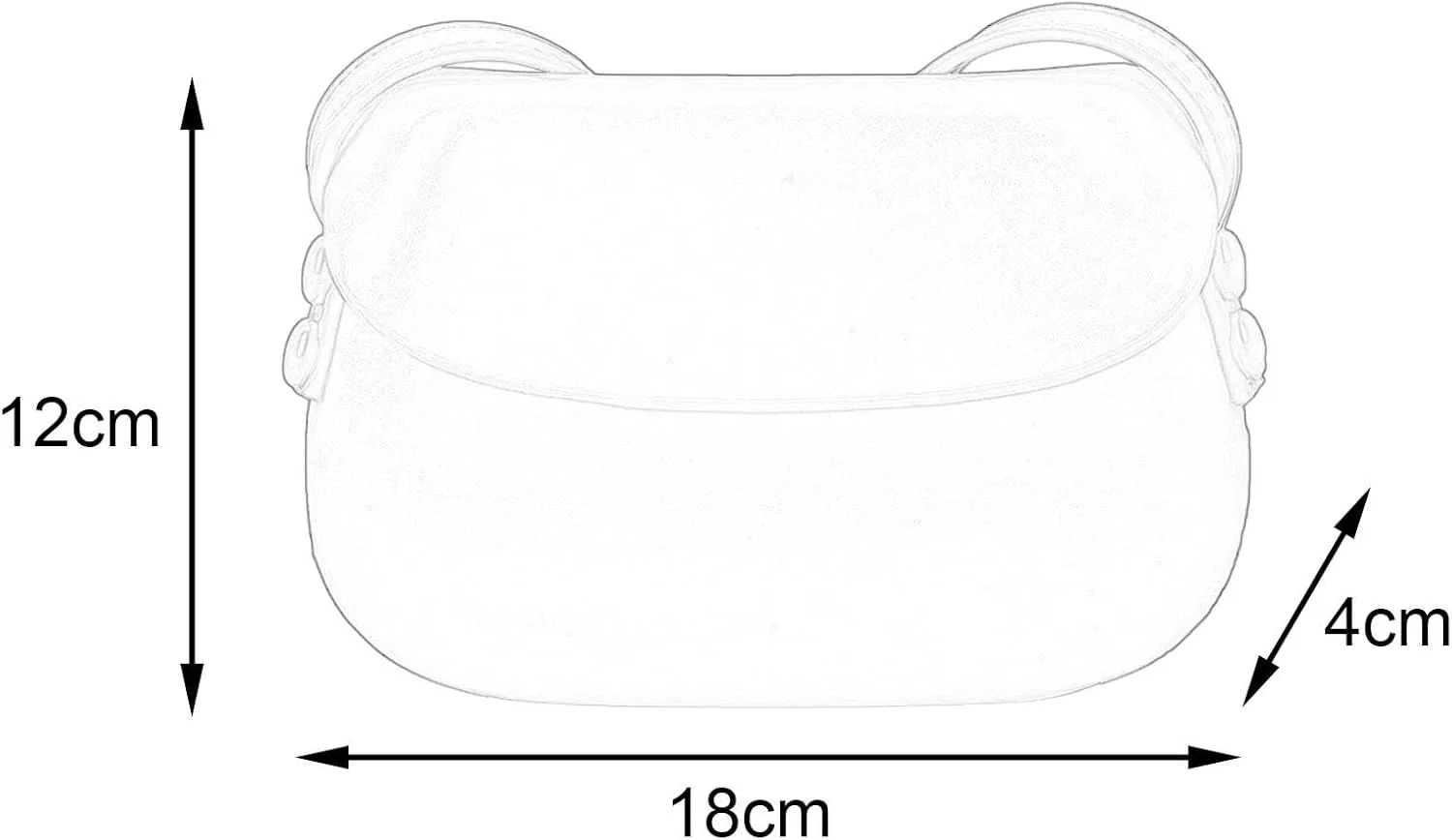 Women's Shoulder Bag Elegant Versatile Saddle Bag for Commuting Outdoor Shopping