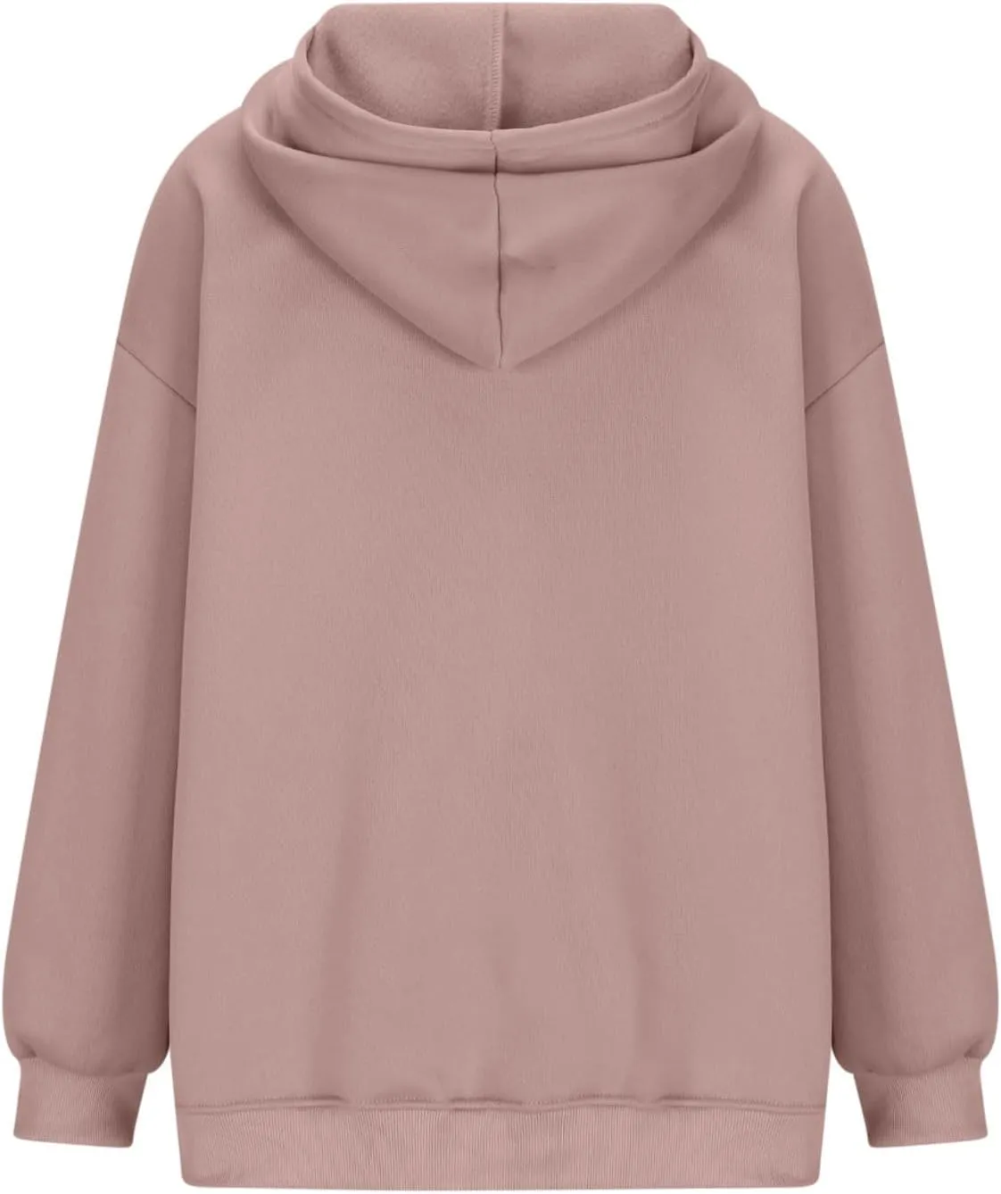 Womens Thick Oversized Pullover Hoodie with Front Pocket Casual Loose Fit Sweatshirt 2025 Fashion Fleece Sweater Tuinc