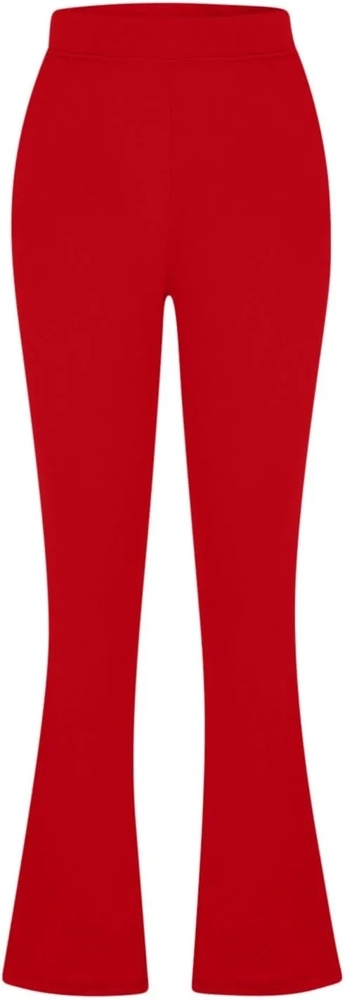 Work Pants for Women High Waist Dress Pants Business Casual Stretch Bootleg Yoga Pants Workout Trousers Slacks