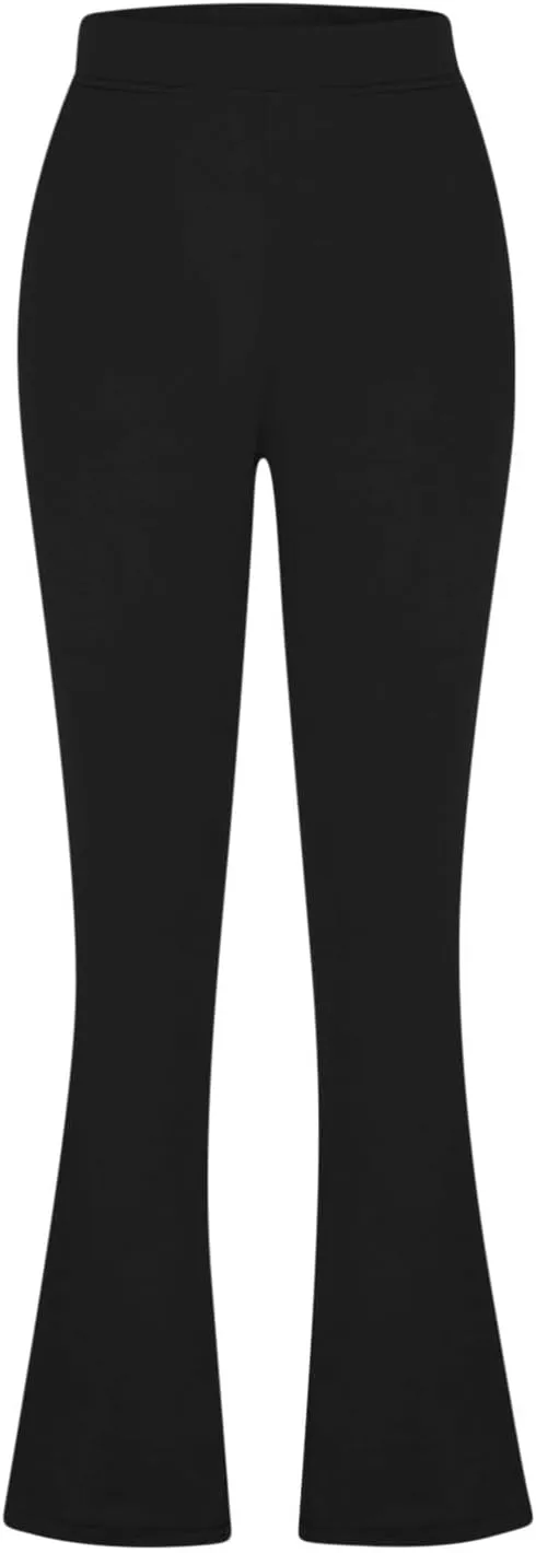 Work Pants for Women High Waist Dress Pants Business Casual Stretch Bootleg Yoga Pants Workout Trousers Slacks