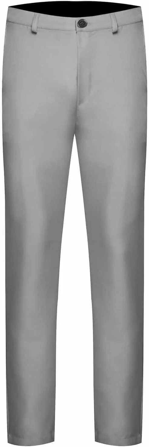 yardsong Mens Fashion Slim Fit Dress Pants Business Casual Flat Front Suit Pant Stretch Golf Work Trousers with Pockets