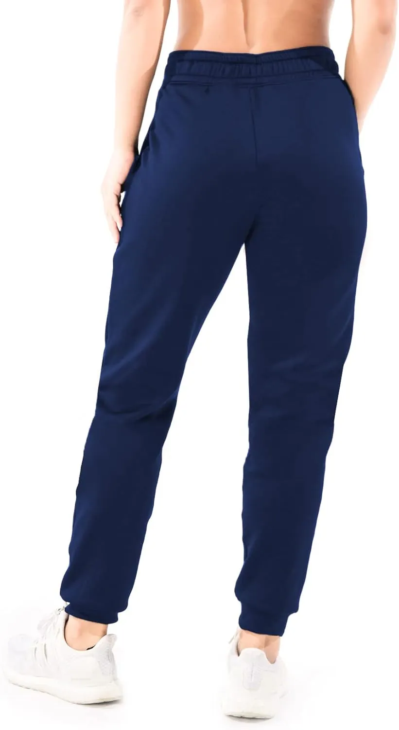 Yogipace Women's Petite/Regular/Tall High Waisted Fleece Lined Joggers Thermal Warm Winter Sweatpants