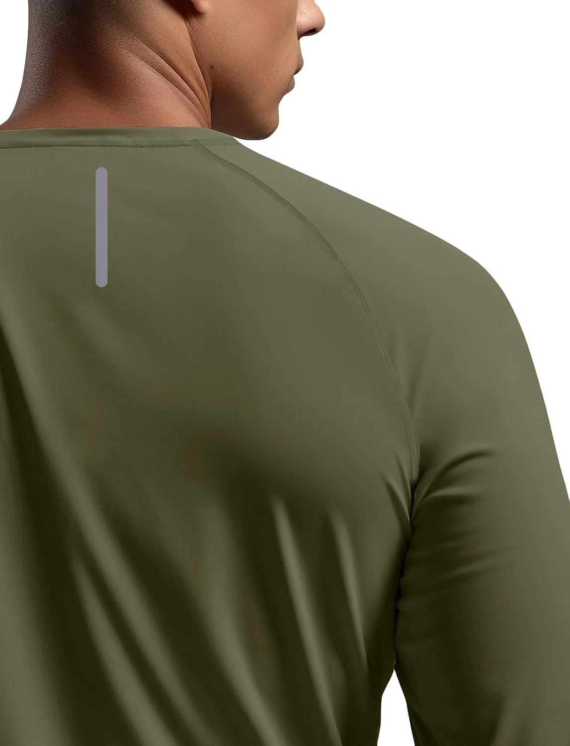 Zengjo Mens Long Sleeve Workout Shirts Moisture Wicking Running Athletic Sport Performance T-Shirt Lightweight SPF Sun Shirt