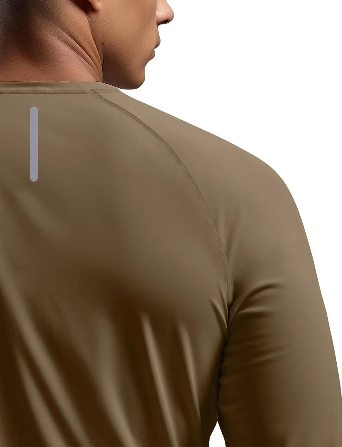 Zengjo Mens Long Sleeve Workout Shirts Moisture Wicking Running Athletic Sport Performance T-Shirt Lightweight SPF Sun Shirt